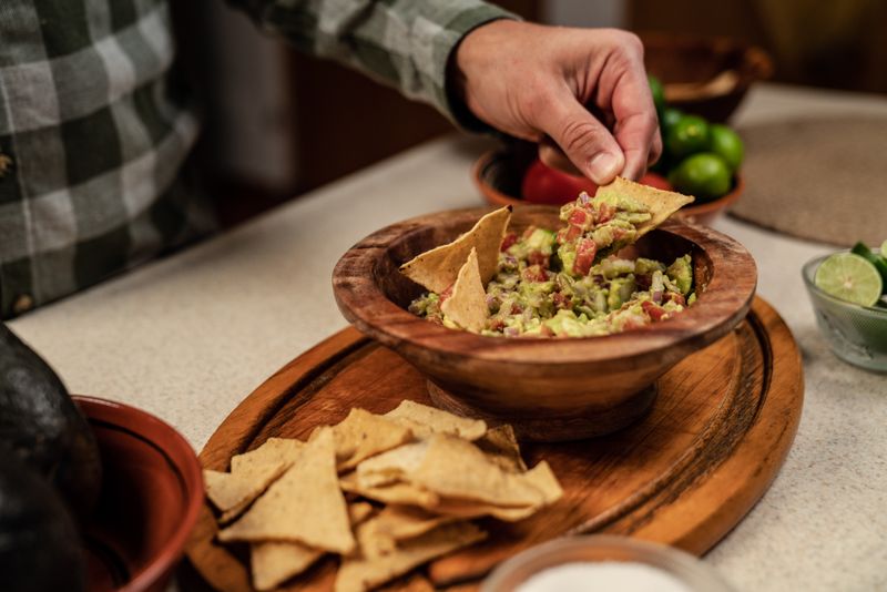 Chips and Fresh Guacamole