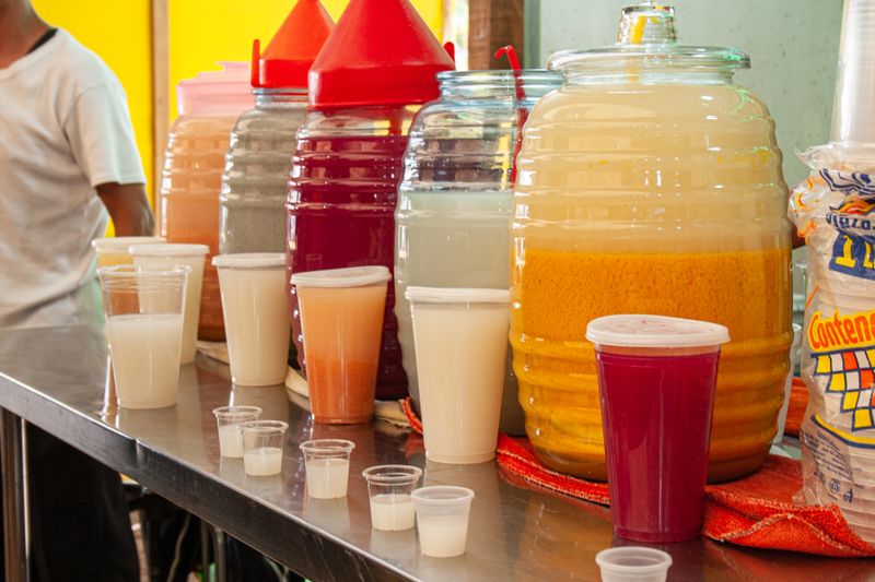 Fresh Agua Fresca at Costa Vida
